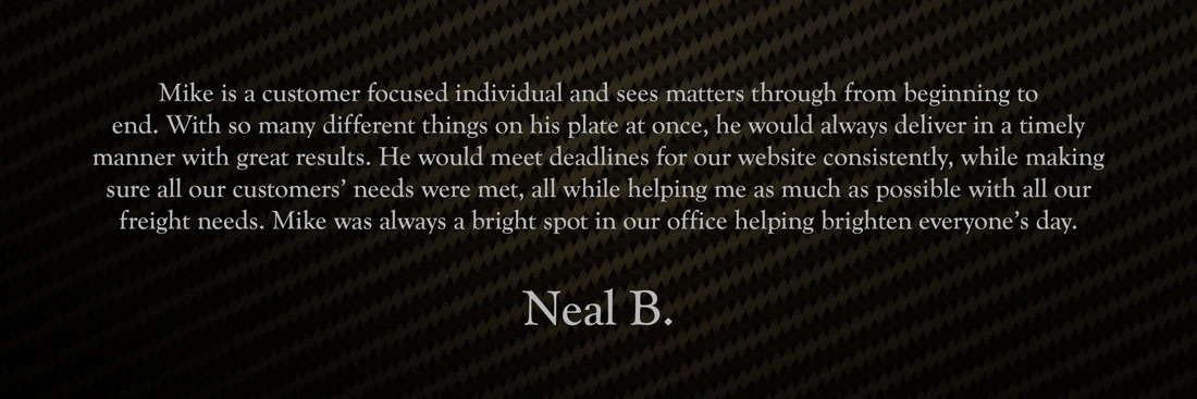 Neal Testimonial